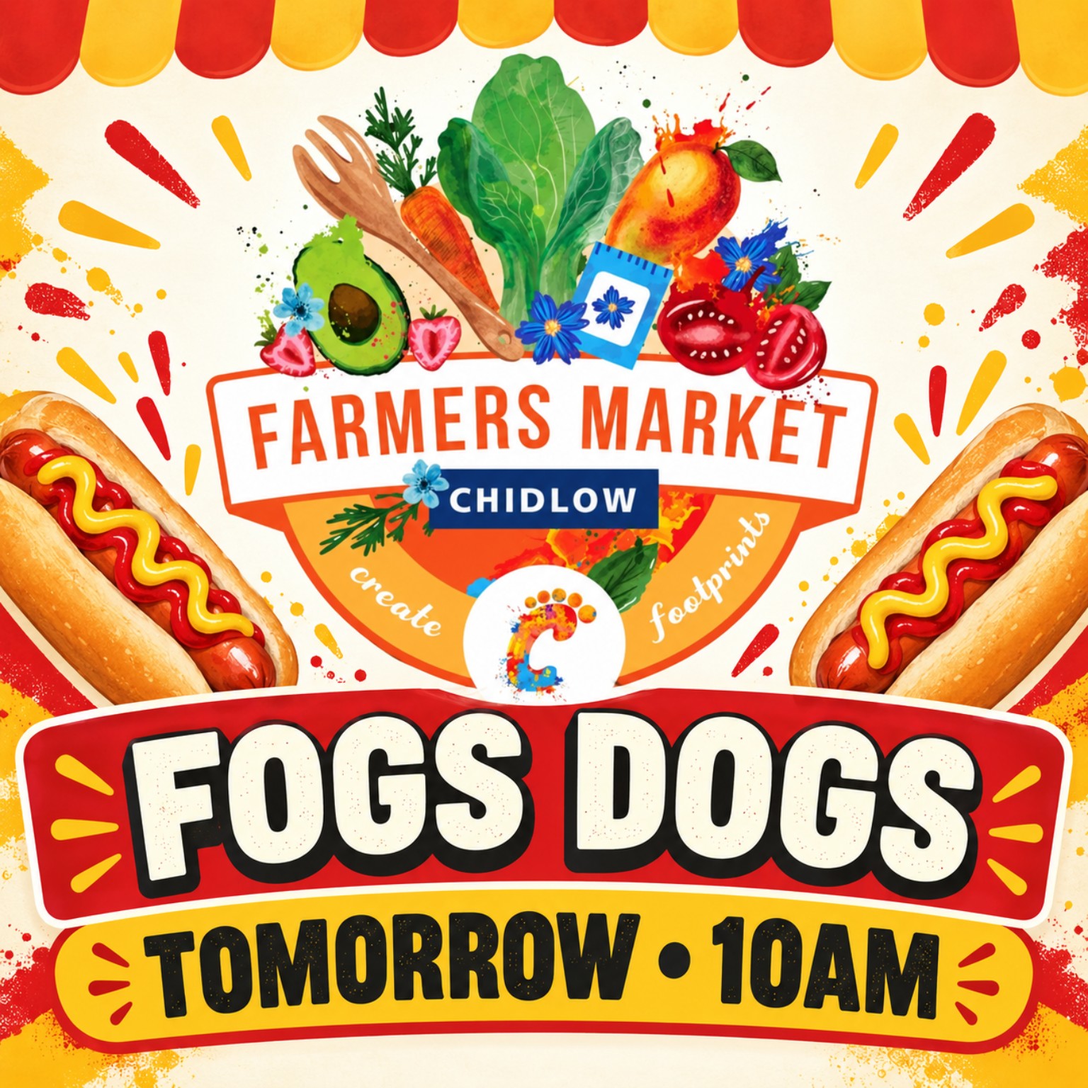 Fogs Dogs at Chidlow Farmers Market, Sunday 6 September from 10am
